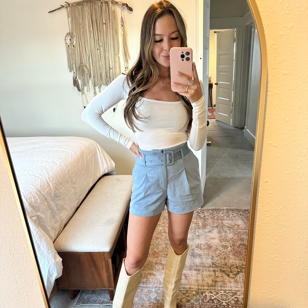 Powder Blue Zara Short